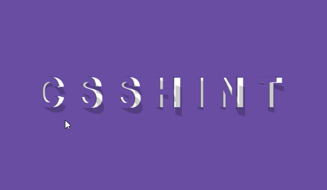 CSS 3D Text Effects