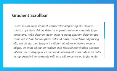 Bootstrap scrollbar