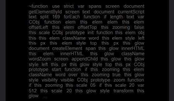 css 3D Text