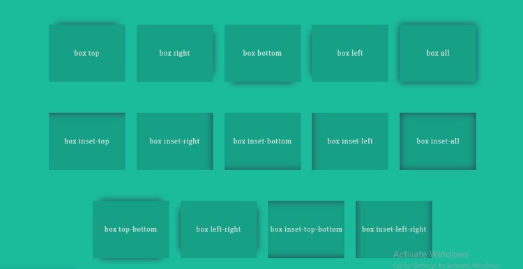 Isolating CSS Box Shadows