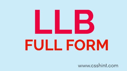 llb full form