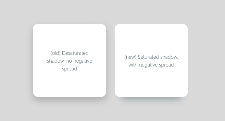 Saturated vs Desaturated Box-Shadow