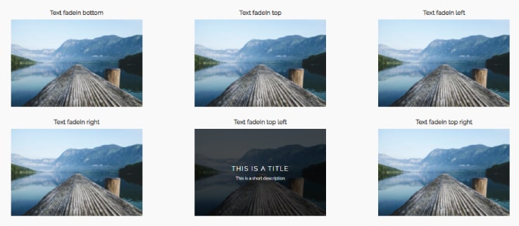 Simple Image Overlay Hover Effects